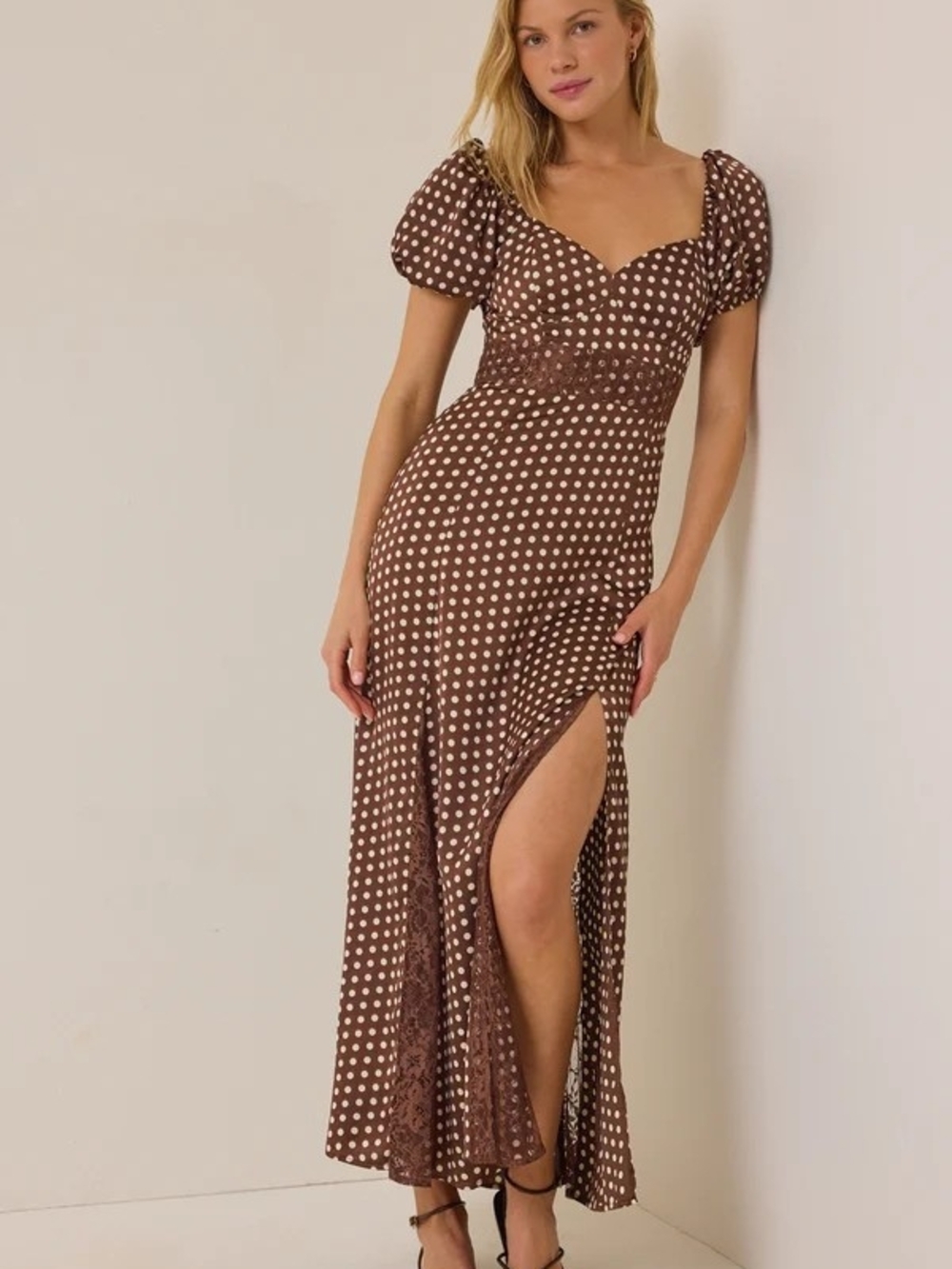 Altar'd State London Satin Maxi Dress